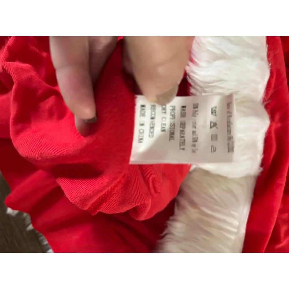 Girls Unbranded Red & White Santa Dress Seasonal Costume (130) size 8